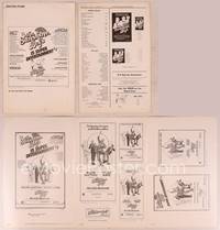 9f460 SUNSHINE BOYS pressbook '75 Al Hirschfeld art of George Burns, Walter Matthau & Lee Meredith