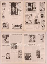 9f500 TICKLISH AFFAIR pressbook '63 art of sexy Shirley Jones, Gig Young, Red Buttons!