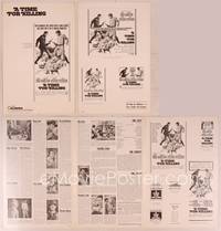9f503 TIME FOR KILLING pressbook '67 art of Glenn Ford, George Hamilton & sexy Inger Stevens!