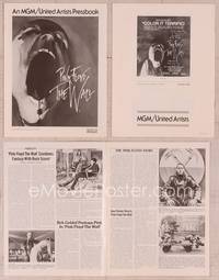 9f525 WALL pressbook '82 Pink Floyd, Roger Waters, classic rock & roll artwork!