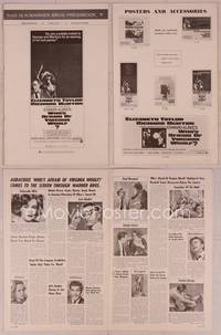 9f538 WHO'S AFRAID OF VIRGINIA WOOLF pressbook '66 Elizabeth Taylor, Richard Burton, Mike Nichols
