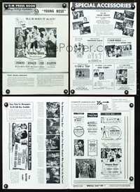9f561 YOUNG BESS pressbook '53 Jean Simmons, Stewart Granger, Deborah Kerr, Charles Laughton