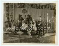 9g004 ACTRESS 8x10 still '28 great image of Norma Shearer in leopardskin with Roman soldiers!