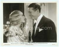 9g035 BEDTIME STORY 8x10 still '33 Maurice Chevalier smiling at worried Helen Twelvetrees!