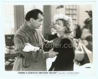 9g057 BROTHER ORCHID 8x10 still '40 criminal-turned-friar Edward G Robinson with Ann Sothern!