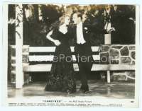 9g067 CAREFREE 7.5x10 still '38 close up of Fred Astaire & Ginger Rogers laughing & dancing!