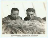 9g117 EACH DAWN I DIE 8x10 still '39 great moody close up of prisoners James Cagney & George Raft!