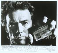 9g121 ENFORCER 8x8.75 still '76 close up of Clint Eastwood as Dirty Harry flashing his badge!