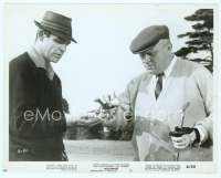 9g160 GOLDFINGER 8x10 still '64 Sean Connery as James Bond shows Froebe the switched golfball!