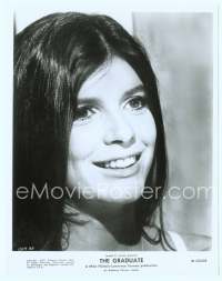 9g165 GRADUATE 8x10 still '68 great super close up of sexy smiling Katharine Ross!