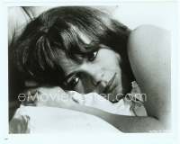 9g170 GRASSHOPPER 8x10 still '70 super close up of sexy Jacqueline Bisset laying in bed!