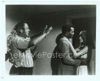 9g171 GRASSHOPPER candid 8x10 still '70 Jerry Paris directing Jim Brown & Jacqueline Bisset!