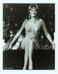 9g169 GRASSHOPPER 8x10 still '70 Jacqueline Bisset in incredibly skimpy Las Vegas showgirl outfit!