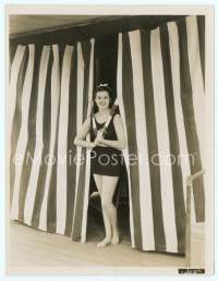 9g189 HUMAN CARGO 7.75x10 still '36 Rita Hayworth when she was still Rita Cansino in bathing suit!