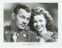 9g193 I'LL BE SEEING YOU 8x10 still '45 close up of Joseph Cotten & Shirley Temple!