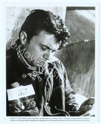 9g198 IN COLD BLOOD 8.25x10 still '68 close up of intense Robert Blake reading in prison uniform!