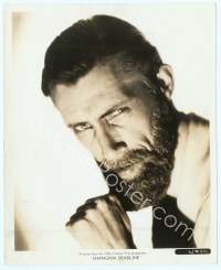 9g202 INTERNATIONAL SETTLEMENT 8x10 still '38 great close up of spooky bearded John Carradine!
