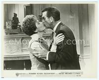 9g239 KISSES FOR MY PRESIDENT 8x10 still '64 Polly Bergen kisses First Husband Fred MacMurray!
