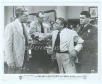 9g258 LION IS IN THE STREETS 8x10 still '53 power mad James Cagney restrained by cops!