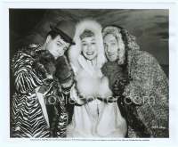 9g266 LOST IN ALASKA 8x10 still '52 Bud Abbott & Lou Costello with Mitzi Green huddling together!