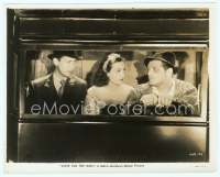 9g272 LOVE ON THE RUN 8x10 still '36 Joan Crawford between Clark Gable & Franchot Tone in truck!