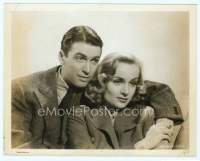 9g273 MADE FOR EACH OTHER 8x10 still '39 troubled young couple Carole Lombard & James Stewart!