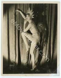 9g274 MADGE BELLAMY 8x10 still '20s great photo of the star in skimpy costume on stage by Autrey!