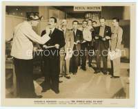 9g313 MR. WINKLE GOES TO WAR 8x10 still '44 Edward G. Robinson getting tested for Army induction!