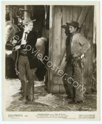 9g340 OUTLAW 8x10 still '46 Howard Hughes, c/u of Jack Buetel as Billy the Kid with Walter Huston!