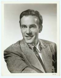 9g371 RICHARD CARLSON 8x10.25 still '40s close up posed smiling portrait wearing suit & tie!