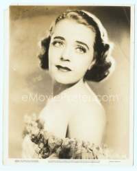 9g385 RUBY KEELER 8x10 still '35 close up pensive portrait in very low-cut blouse!
