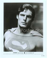 9g433 SUPERMAN 8x10 still '78 close up of hero Christopher Reeve with puzzled look on his face!