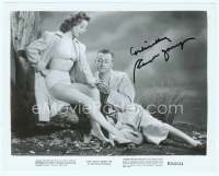 9g443 THEY WON'T BELIEVE ME signed 8x10 still R54 by Robert Young, with half-naked Susan Hayward!