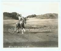 9g249 LAW COMES TO TEXAS deluxe 8x10 still '39 cowboy Wild Bill Elliott riding on his horse!