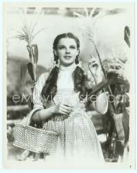 9g475 WIZARD OF OZ 8x10 still R60s classic close up of Judy Garland in gingham dress w/basket!