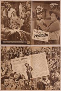 9h164 PALEFACE German program '50 dififerent images of Bob Hope & sexy Jane Russell!