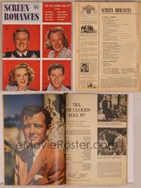 9h059 SCREEN ROMANCES magazine December 1946, Van, June, Judy & Frank in Till the Clouds Roll By!