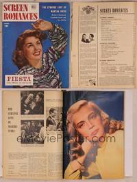 9h057 SCREEN ROMANCES magazine October 1946, portrait of Esther Williams starring in Fiesta!