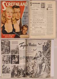 9h063 SCREENLAND magazine April 1948, Alan Ladd & sexy Veronica Lake starring in Saigon!