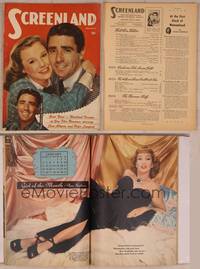 9h060 SCREENLAND magazine January 1948, June Allyson & Peter Lawford starring in Good News!