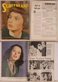 9h070 SCREENLAND magazine November 1948, intense close portrait of Ingrid Bergman!