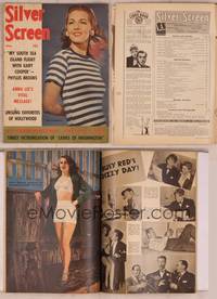 9h028 SILVER SCREEN magazine May 1944, portrait of sexy Maria Montez from Cobra Woman!