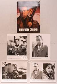 9h206 ON DEADLY GROUND presskit '95 star/director Steven Seagal, Michael Caine, Joan Chen