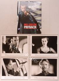9h217 PAYBACK presskit '98 get ready to root for the bad guy Mel Gibson, great close up with gun!