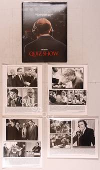 9h224 QUIZ SHOW presskit '94 John Turturro, Ralph Fiennes, Paul Scofield, Robert Redford