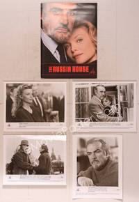 9h226 RUSSIA HOUSE presskit '90 great close-up of Sean Connery & Michelle Pfeiffer!