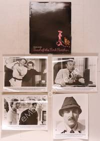 9h234 TRAIL OF THE PINK PANTHER presskit '82 Peter Sellers, Blake Edwards, cool cartoon art!