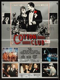 9j517 COTTON CLUB Aust 1sh '84 Francis Ford Coppola, Richard Gere, cool art deco design!