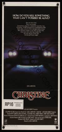 9j663 CHRISTINE Aust daybill '83 written by Stephen King, directed by John Carpenter!