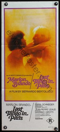 9j792 LAST TANGO IN PARIS Aust daybill '73 Marlon Brando, Maria Schneider, Bernardo Bertolucci